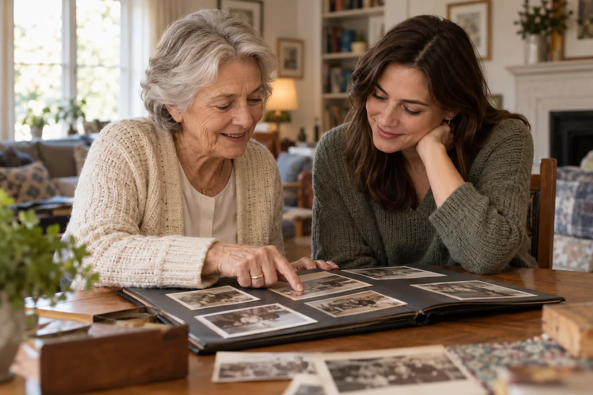 Concept imagery for a personal and family documentary